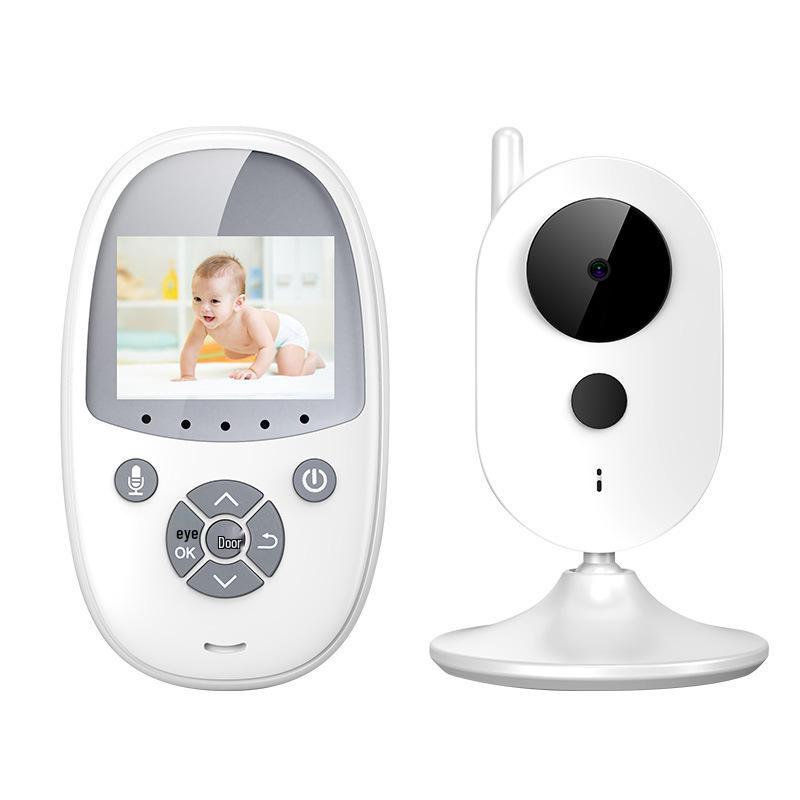 2,4-Zoll HD LED-Bildschirm Kabelloser Baby Monitor mit Zwei-Wege-Sprechanlage