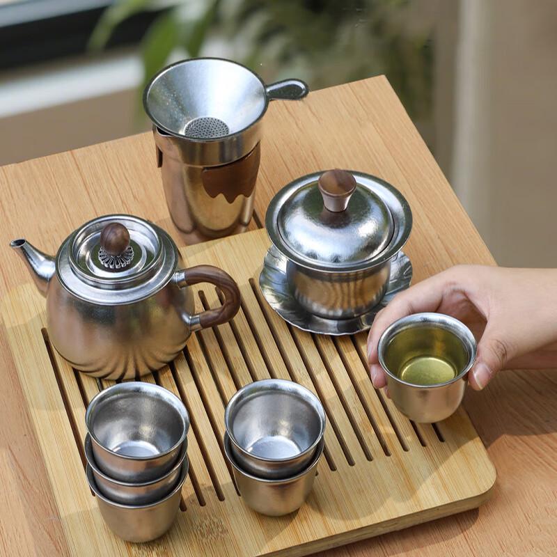 Boguangfeng Pure Titanium 10-Piece Tea Set