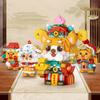 Lovely Animation Animal Figures Micro Diamond Block Build Construction Brick China Culture Doll Model Nanobricks Toys For Gifts