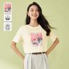Women's Floral Print Loose Short Sleeve T-Shirt
