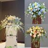 Luxury Business Podium Stand with Artificial Flower Decoration: Perfect for Speeches or Kindergarten Events