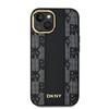 Dkny Dkhmp15Mpcpvslk Iphone 15 Plus /14 Plus 6.7 Czarny/Black Hardcase Leather Checkered Mono Pattern Magsafe