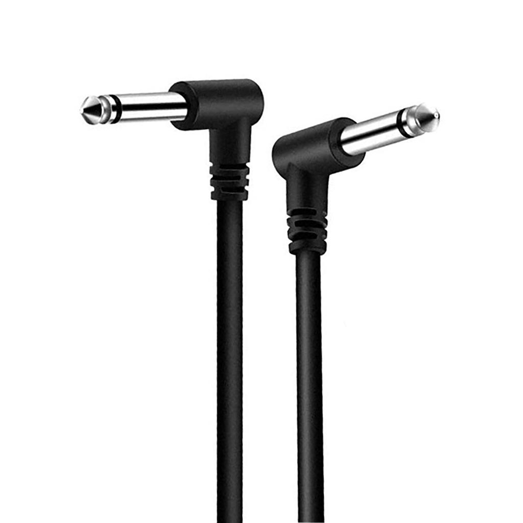 3 ks Kytarový patch kabel Kabely kytarových efektových pedálů Bezhlučné Pravoúhlé Audio kabely Náhradní Díly pro Elektrickou Kytaru