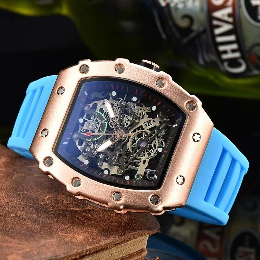 Best-Selling New Richard Skeleton Barrel Sport Men's Watch