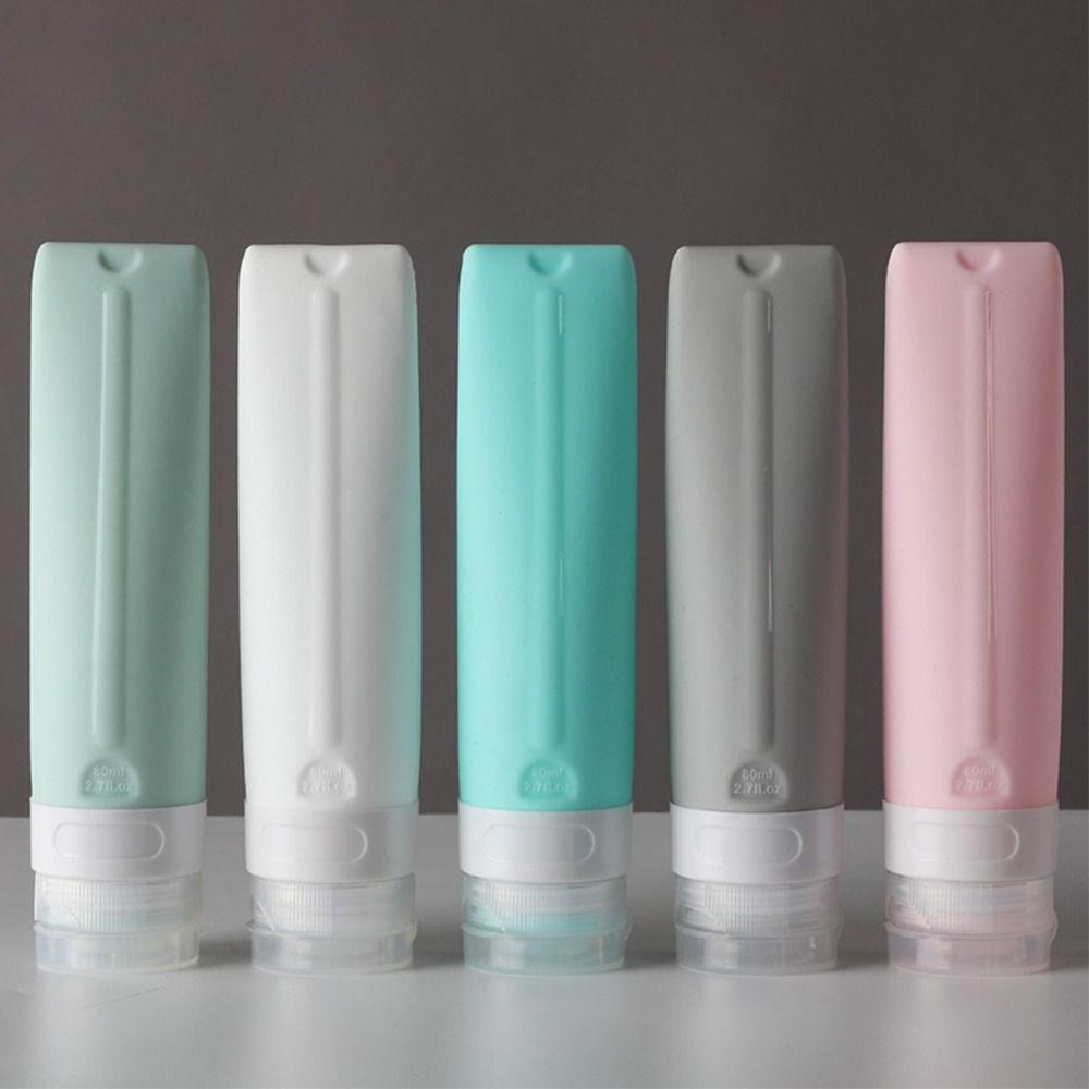 Duschgel Tragbarer Handwasch-Quetschbehälter Leere Flaschen Silikonflasche Unterabfüllrohr