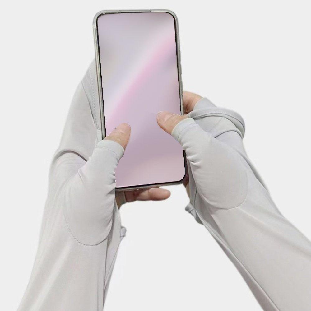 Breathable Summer Sunscreen Gloves Driving Fishing Cycling Sleeves Men Women Basketball Running