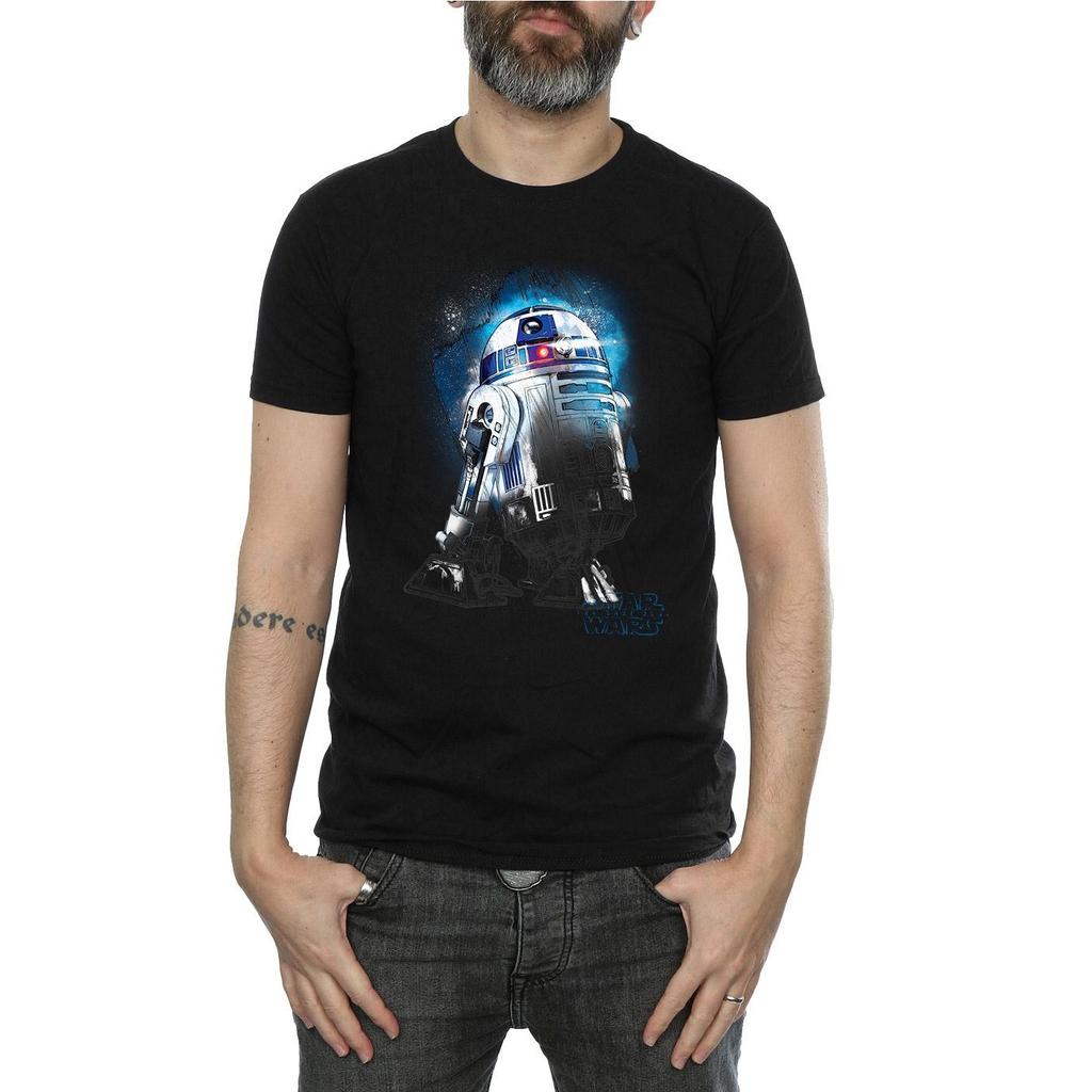 Star Wars: The Last Jedi Mens R2-D2 Brushed Cotton T-Shirt