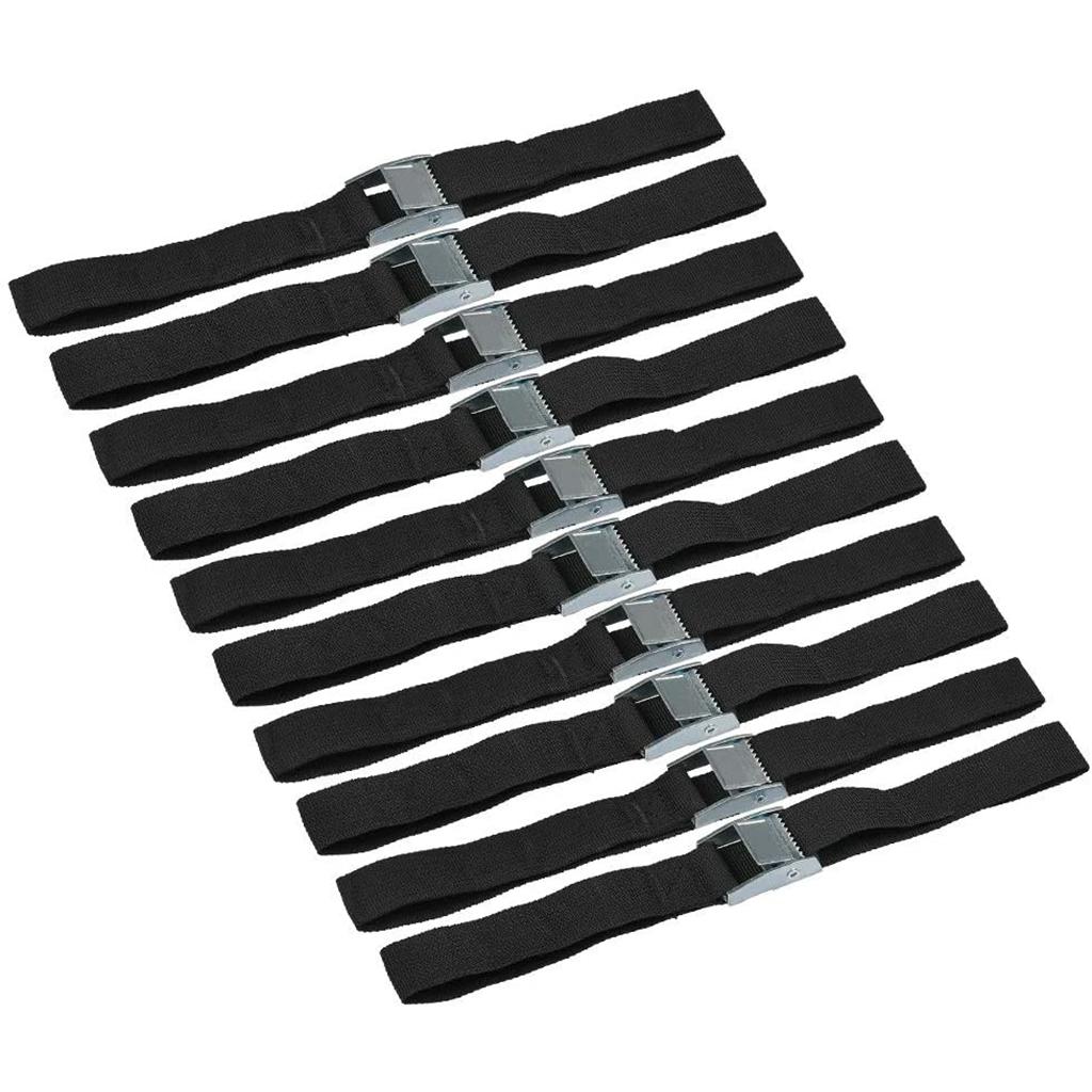 Tie Down Straps Heavy Duty Lashing Straps with Zinc Alloy Cam Buckle Sturdy PP Ribbon Backpack Bicycle for Carrier