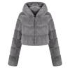 European And American New Imitation Fur Coat Jacket Fashionable European And American Style Short Khaki