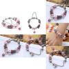 Fashion Crystal Bead Bracelet With Geometric Design For Women Gift