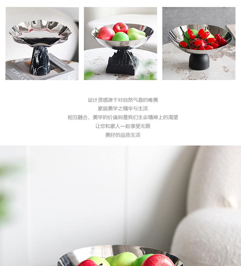 Creative Storage Tray Fruit Dish Rockery Base Abstract Fruit Bowl Desktop Storage Container Room Decoration Accessories