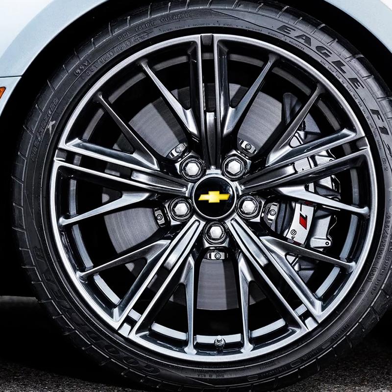 4 Stück 56mm Auto Radnabenabdeckungen Nabenaufkleber für Chevrolet AVEO CAPTIVA CRUZE IMPALA LACETTI MALIBU ORLANDO Sail SPARK TRAX