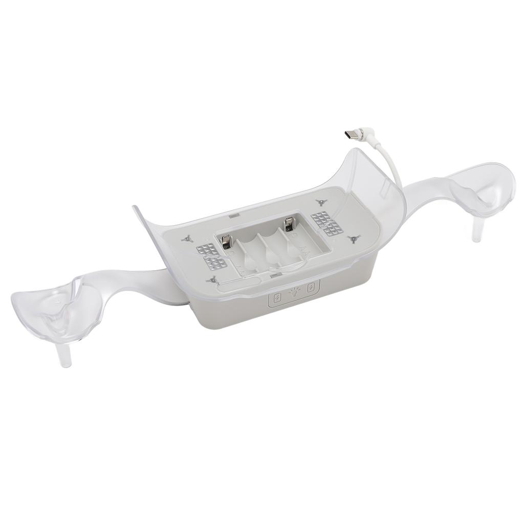 Charging Dock for 3S Magnetic Charging Station for VR Headset Controllers with 2 Rechargeable 2000mA