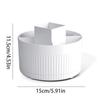1 makeup brush holder storage box, 360° rotating makeup brush storage box, 5-slot makeup brush cup, suitable for cosmetics, pen