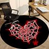 1pc Spider Web Office Round Area Rug, Indoor Mat Suitable ForOffice, Under Office Chairs Bedroom Living Room Home Decor, Room Deco q059