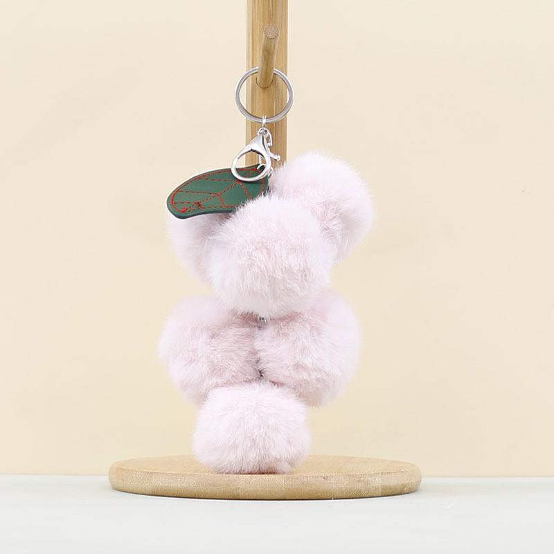 Mini Plush Grape Toy Soft Short Fur Keychain Gift For Girls Couples Decor