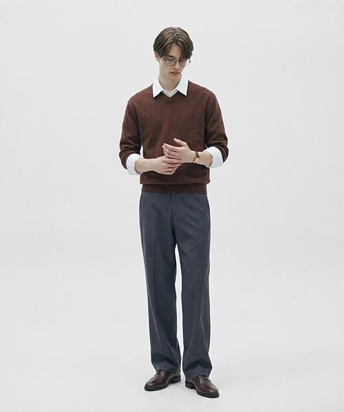 [PASCOROZEN] Bordeaux 5-Hole Straight Tip Formal Shoes Brown [JC1500-BR] [Shipped from Korea] 100% Authentic