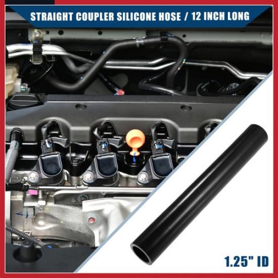 Car Straight Coupler Silicone Hose Intercooler Silicone Tube 1.25" ID