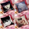 Anime DEVILS LINE Cushion Cover Antidustmite Pillowcase Invisible Zipper Silky Short Plush Sofa Cushion Cover