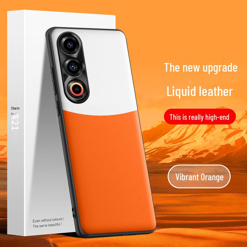 Meizu 21 Liquid Lederhülle: Fallschutz, Antifouling-Schutz. Individueller Versand möglich.