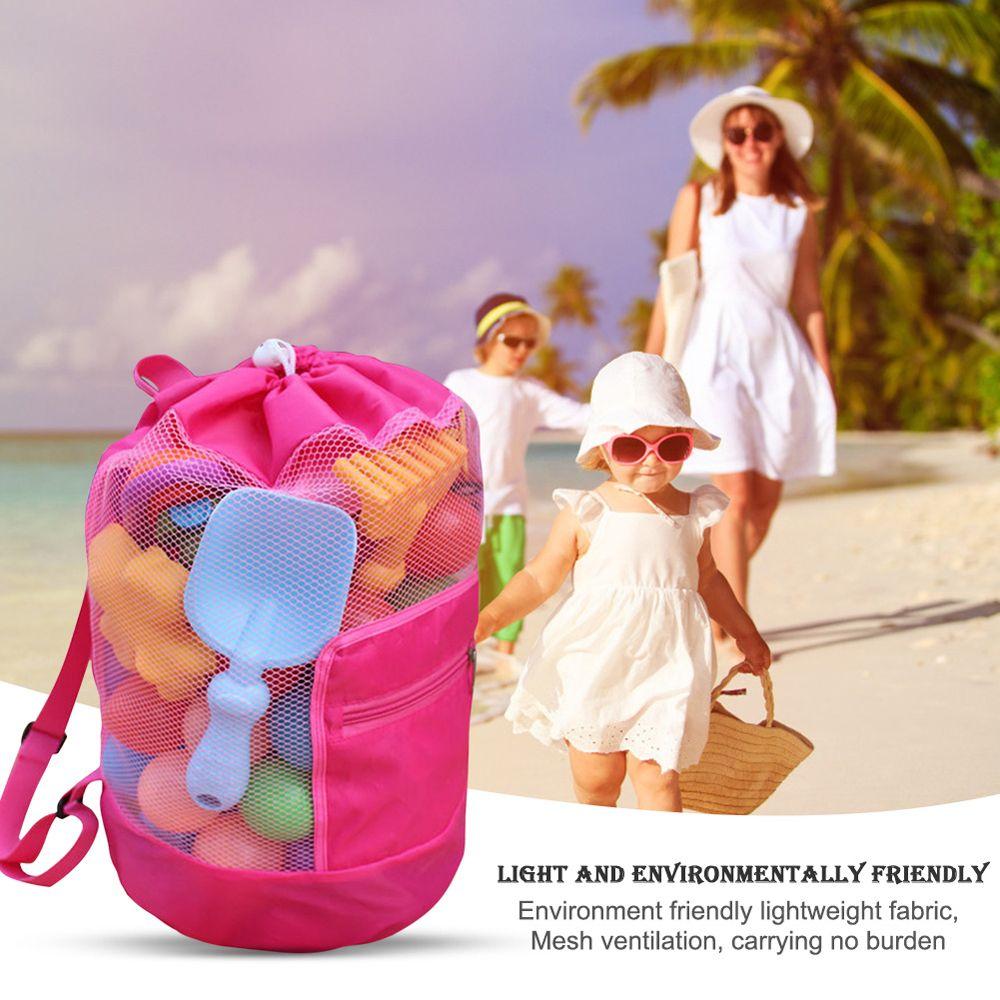 Outdoor Children Sundries Organizer Storage Bag Mesh Swimming Bag Kids Shell Bags Beach Bag