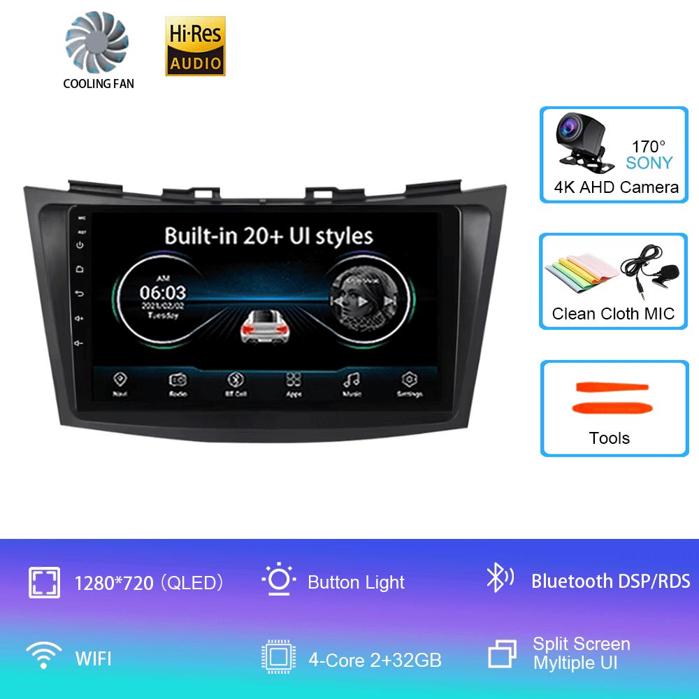 

Android 14 Для Suzuki Swift 2011-2015 2 Din BT DSP RDS Автомагнитола Стерео Мультимедийный Видеоплеер GPS Навигация CarPlay Auto WIFI CHINA