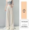 2026 Summer Women's High-Waist Ice Silk Wide-Leg Pants - Loose, Slimming Drape