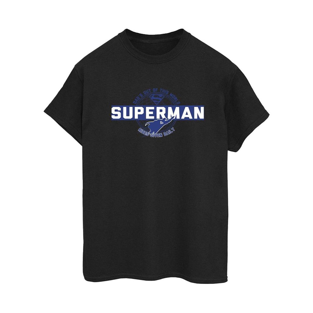 DC Comics Womens/Ladies Superman Out Of This World Cotton Boyfriend T-Shirt