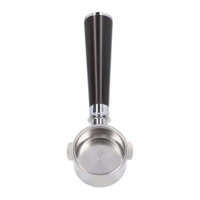 51mm Portafilter 2 Kulaklı Tabanı Olmayan Kahve Sapı Paslanmaz Çelik Delonghi ECO310 için Afrika