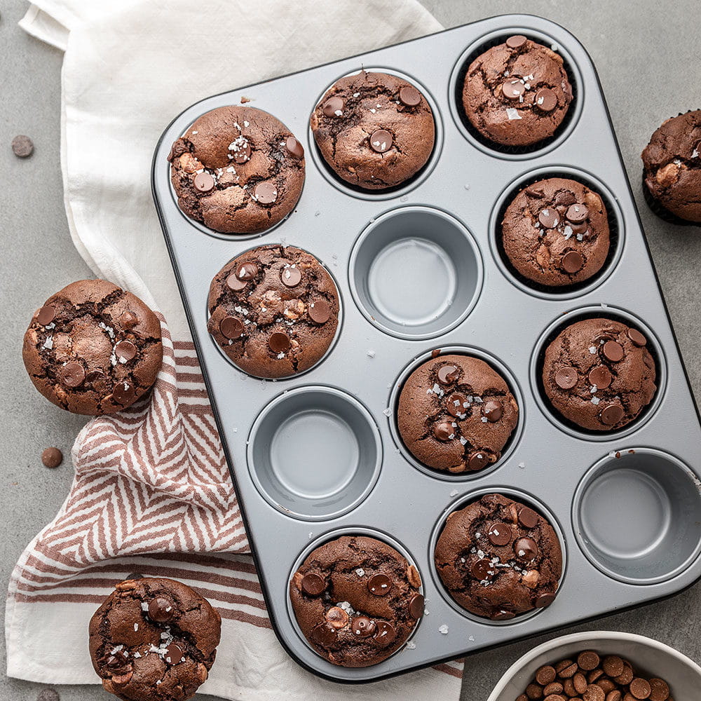 Forma Metalowa Do Muffinów 12 Gniazda Decora Blacha Do Pieczenia Premium