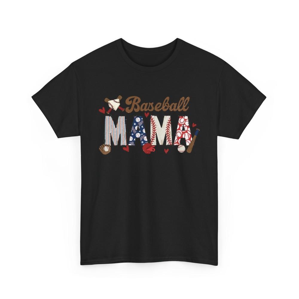 Baseball T-Shirt | Funny Baseball Fan Tee | Baseball Mama Retro Tee