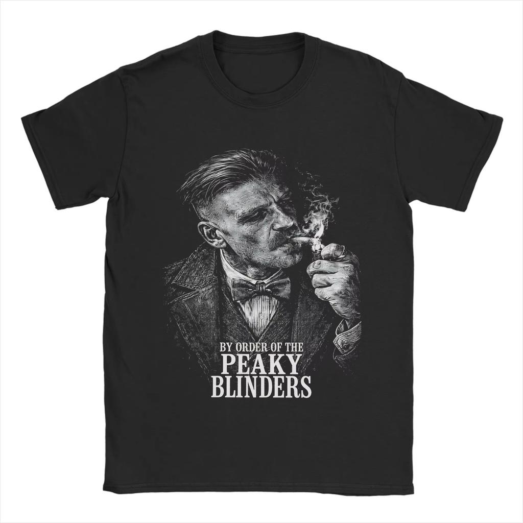 New Print Tommy Shelby Peakys Blinders The Immortal Unisexs Clothing Womens Clothing T Shirt Tee Pure Cotton Summer Tshirt