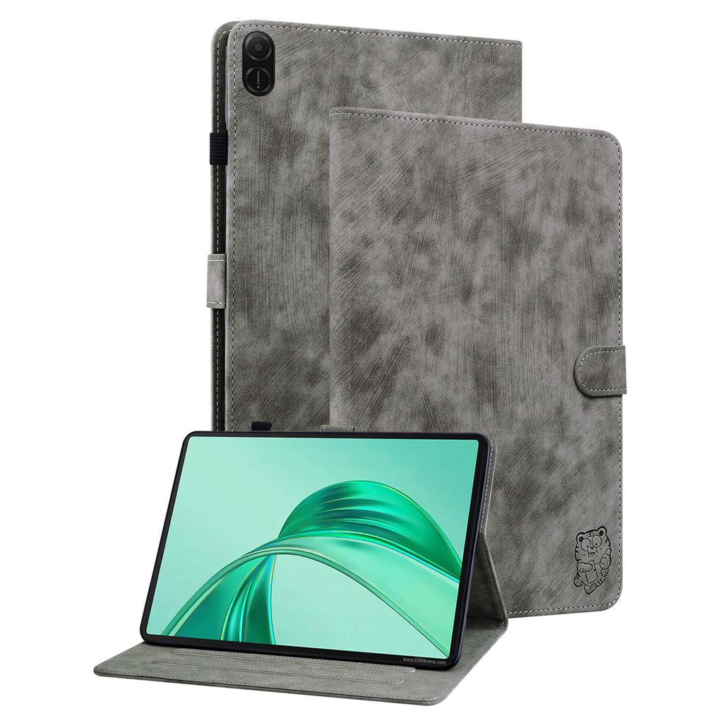 Für Honor Pad X8a Hüllen Tiger-Aufdruck Kratzfestes PU-Leder Tablet-Hülle