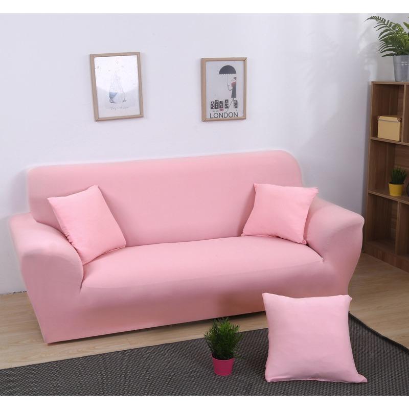 Solid Color Combination Elastic Full Cover Sofa Cover European Fabric Sofa Cover