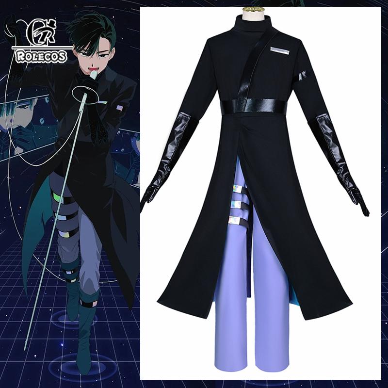 Anime Alien Stage Ivan Cosplay Costume Singer Black Sorrow R5 Ivan Men Halloween Party Uniform