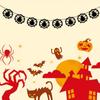 Hanging Happy Halloween Banner Party Decor Pull Flag  Halloween Party Decoration