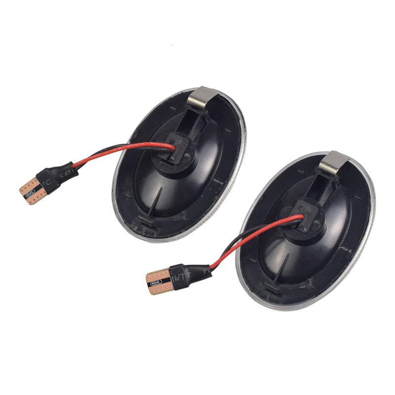 2X Car Flowing Side Repeater Lamp LED Dynamic Side Marker Light Indicator For BMW MINI Cooper R55 R56 R57 R58 R59 2007 2008-2013