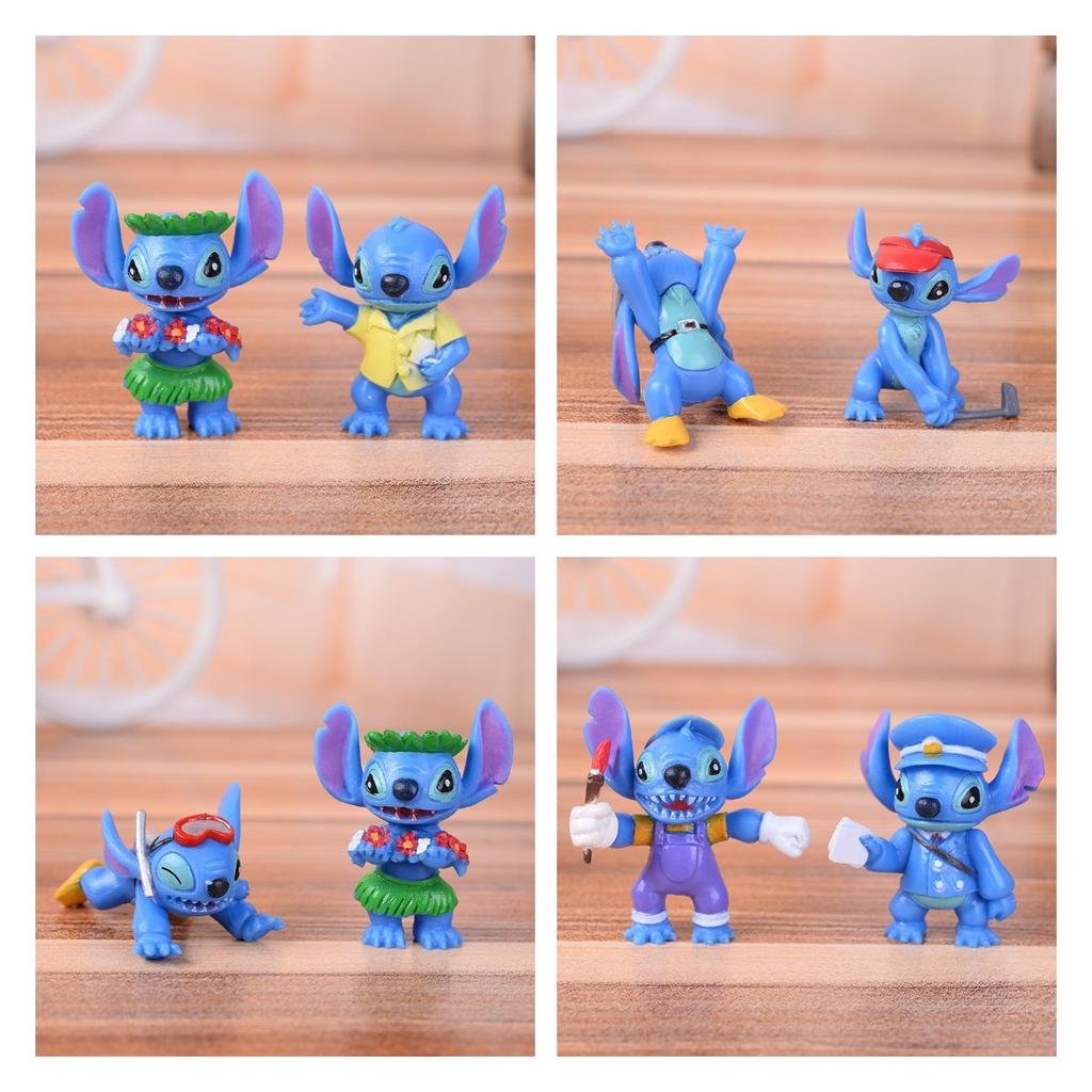 Lilo Stitchthe Series Handmade Cartoon Cartoon Doll Cake Decoration Set Diy