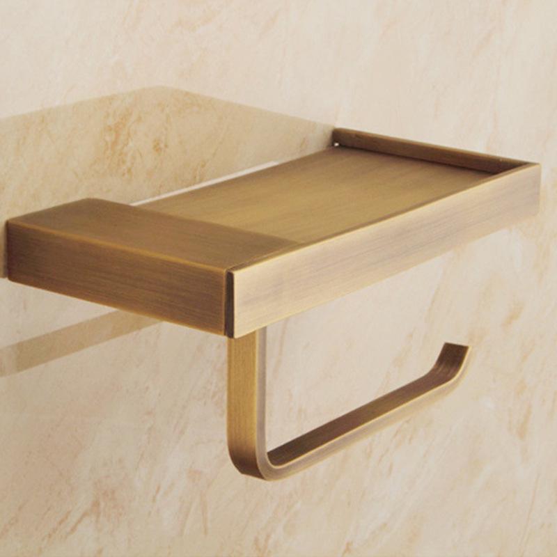 

Высококлассный антикварный медный телефон и держатель для бумаги для ванной комнаты