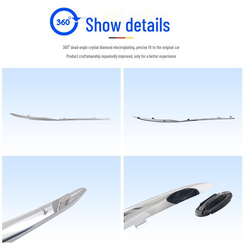 Maybach Style Mercedes E-Class E260L/E300L/E350L Front & Rear Bumper Trim & Grille Set