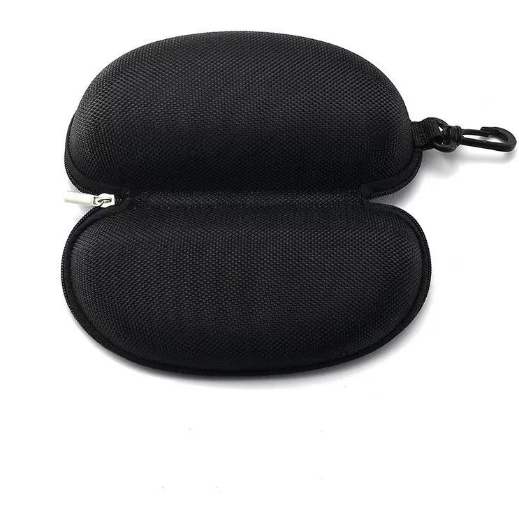 1Pc/5Pcs Bag Of Portable Zipper Sunglasses Protective Case Travel Bag Glasses Case Accessories With Hooks