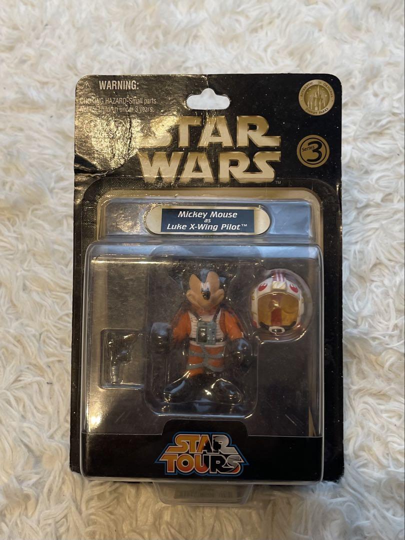 

[USED] Star Tours Mickey Mouse Luke X-Wing Pilot