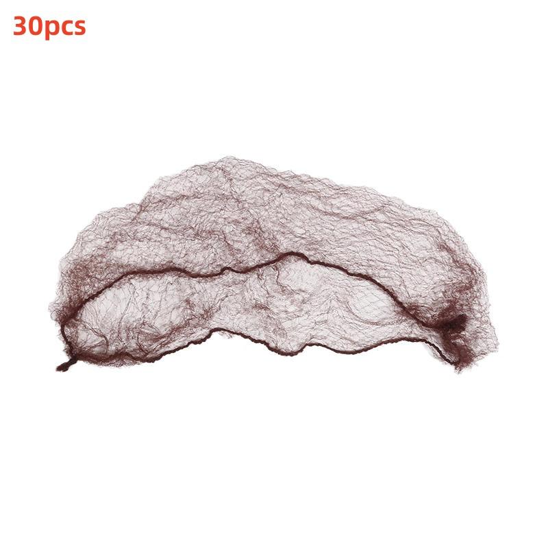 10/20/30/50Pcs Durable Nylon Hair Net  Bun Hair Hair Style Tool Black Beige Brown Hair Net For Wigs Mesh Hair Styling Hairnets