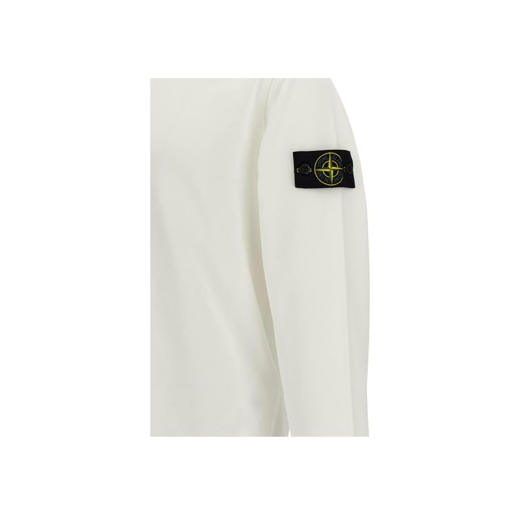 STONE ISLAND Solid Color Logo Long Sleeve Sweatshirt Men Tops K2S156100060S0051-V0093