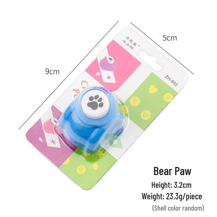 Kids' Easy-Use Embosser: Large DIY Punching & Printing Tool for Kindergarten Crafting