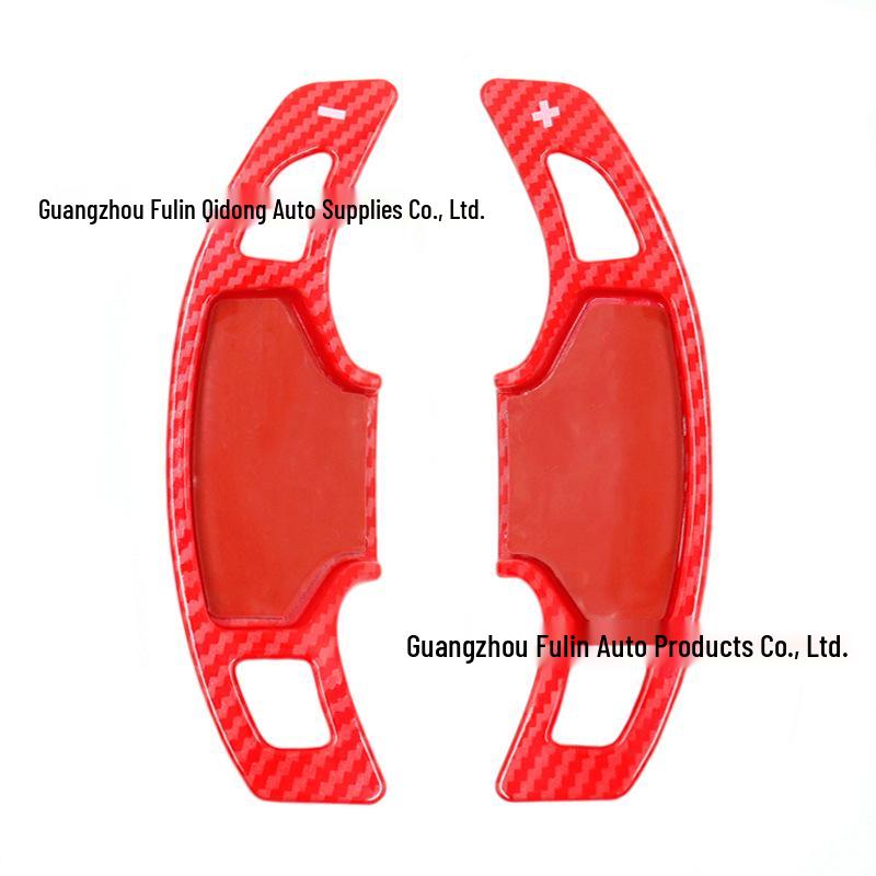 

ABS Carbon Fiber Textured Shift Paddle Extensions for 2024-2025 Ford Mustang Steering Wheel
