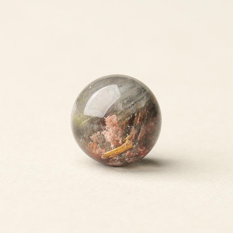 Natural Green Four Seasons Crystal Beads - DIY Handmade Multi-Layer Round Beads