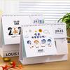 Simple Agenda Planner Scheduler Standing Flip Calendar Gift 2025 Desk Calendar  Home Decoration