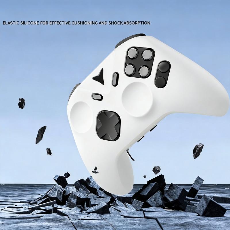 Protective Case Skin Gaming Controller Silicone Cover for 5 Game Handle Protector Sleeve Flexible Skin
