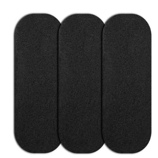 5Pcs Ceiling Fan Filters High Efficiency Carbon Air Filters Home Self-adhesive Fan Blade Accessories Easy Install Quiet Filtration Odorless Filter